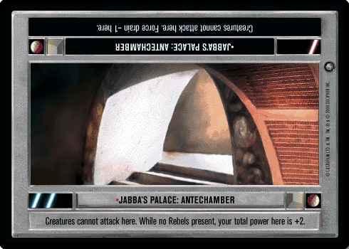 Jabba's Palace: Antechamber Jabba's Palace: Antechamber