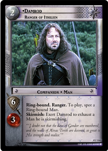 Damrod, Ranger of Ithilien Damrod, Ranger of Ithilien