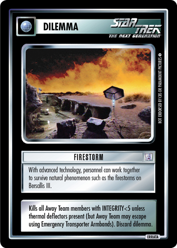 Firestorm (Errata version) Firestorm