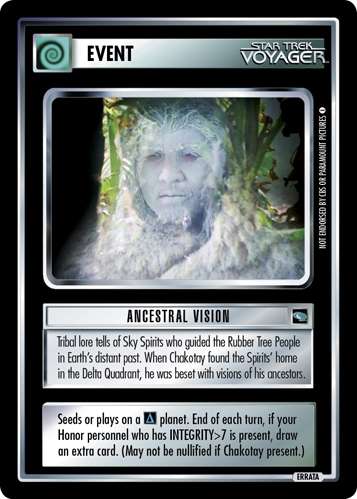 Ancestral Vision (Errata version) Ancestral Vision